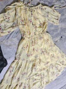 Beautiful yellow frock