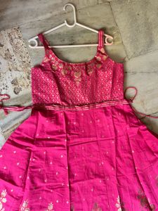 Royal pink ethnic gown