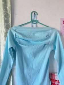 boat neck or off-shoulder top