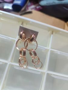 Chic Circle Drop Earrings