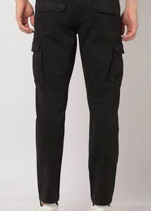 PULL &amp; BEAR BLACK CARGO