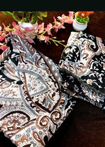 OFFER AND GRAB ! Cotton Paisley Print Kurta Set