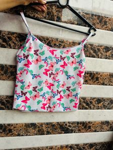 Butterfly Print Top
