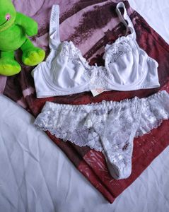 White Lace Bra & Panty Set