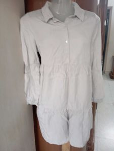 Zara Tiered Shirt Dress