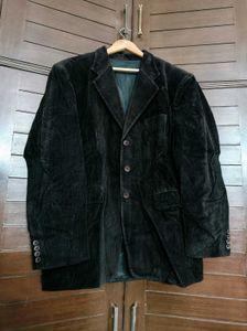 Ninomantelli Men Black Corduroy Blazer