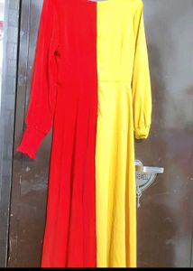 Red🔴 &amp; Yellow🟡 Dress For 36 Bust