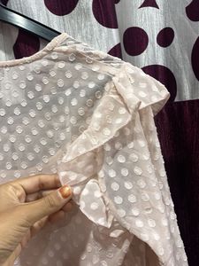 Blush Ruffle Top