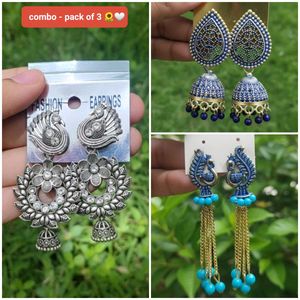 Earring Combo - Pack of 3