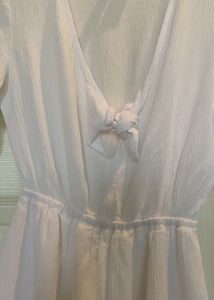 H&amp;M PLAYSUIT WITH KNOT DETAIL