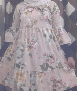 Floral Print Dress M size