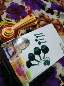 Measuring Spoon 8️⃣Pcs 2/3 Cup 120ml 1/2cup6