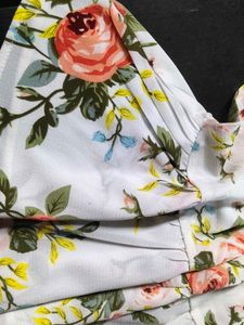 Floral White Top