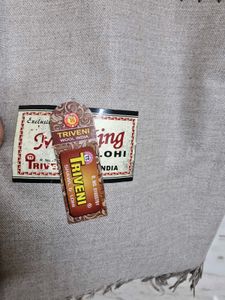 Grey Border Design Shawl