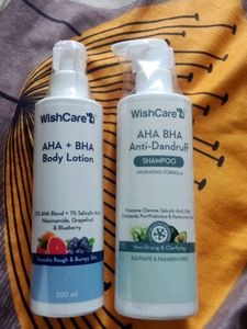 Combo Aha Bha Body Lotion N Shampoo