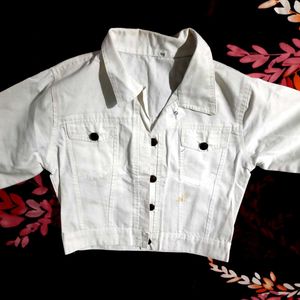 White Denim Jacket