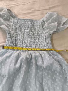 Cute Blue Polka Dot Dress