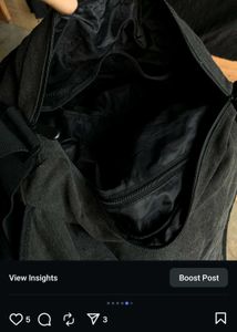 charcoal messager bag