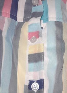 Striped Top with Bell Sleeves