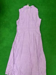 Lavender Shirt Dress