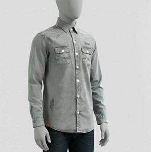 Vintage Wash Denim Shirt