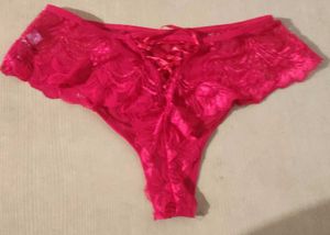 Red Lace Thong