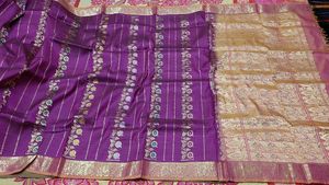Elegant Purple Kanjivaram Silk Saree