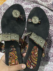 Ethnic Toe Ring Sandals