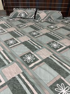 Floral Pattern double bed bedsheet