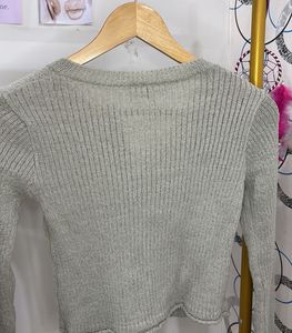 H&amp;M Sage Green Sweater/ Cardigan