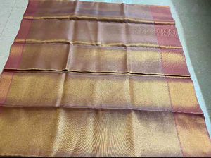 💜Pink &amp; Gold Shimmer Saree💜