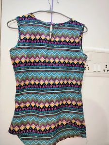 Girls Hi-lo Sleeveless Top