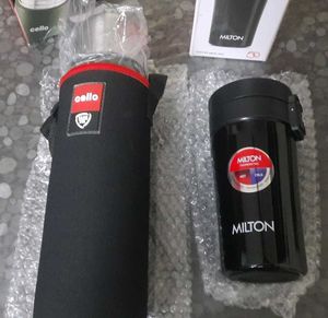 Cello Duro &amp; Milton Thermosteel Bottles