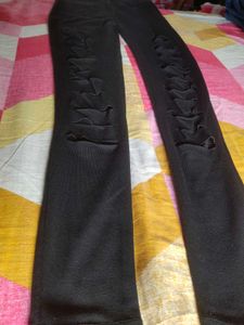 Black Ripped Leggings