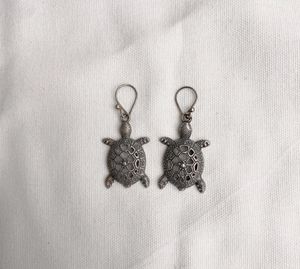 Turtle Drop Earrings