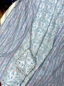 Blue Printed Kurta