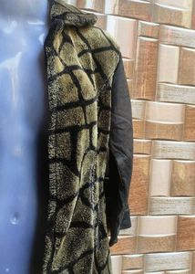 Stylish Animal Print Coat