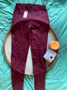 Maroon Staright Legged Trousers🍷💋