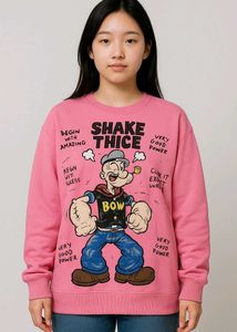 Pink Popeye Sweatshirt