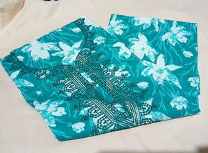 Pretty Printed Suit Material For Women 🩵✨️