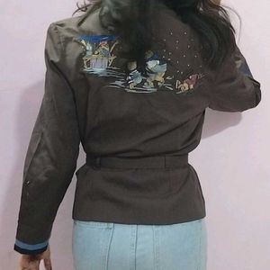 Belted Blazer Jacket