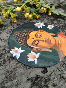 Buddha painting realistic work acrylic