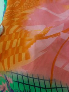 82)New Double Shaded Saree