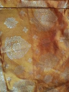 gold colour saree