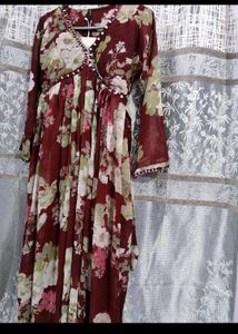 Floral Print Maxi Dress