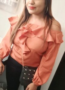Shoulder Cut Top For Women 😍