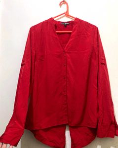 Express Red Blouse L-27 bust 32