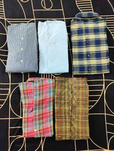 Men 5 Branded Shirts Combo