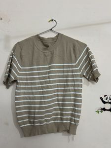 Striped Knit Top