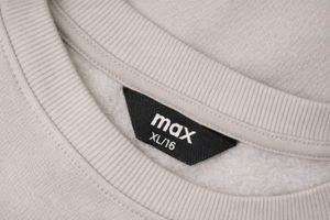 Beige 'South Korea' Cropped Sweatshirt